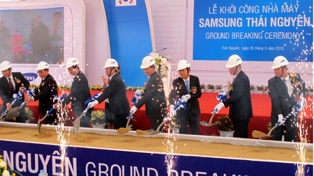 Dự án Samsung mở tổ hợp sản xuất thứ hai tại Thái Nguyên đã giúp tăng vốn FDI vào Việt Nam trong 6 tháng đầu năm
